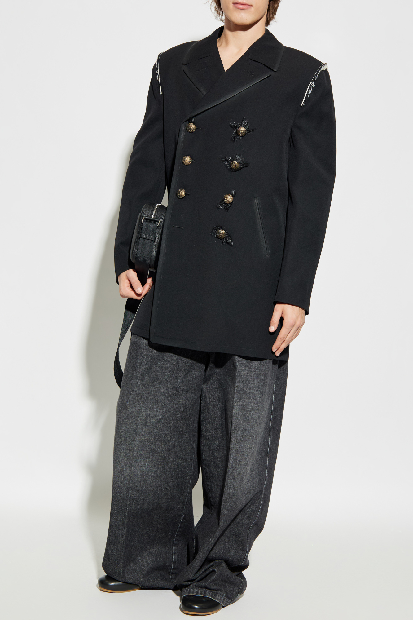 Black Short double-breasted coat Maison Margiela - Vitkac Canada